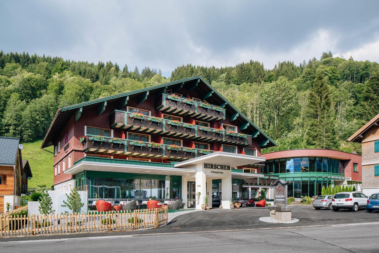 Hirschen Wohlfuehlhotel Schoppernau Eksteriør billede